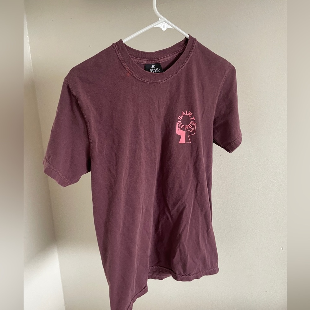 Saint Alfred Graphic Tee Maroon (Small)